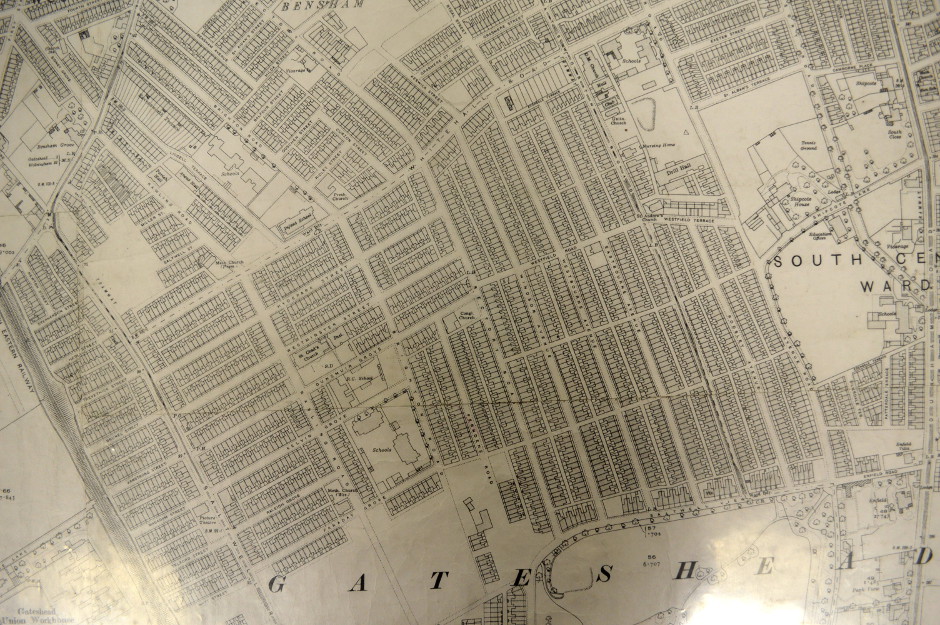 map of Bensham, 1919