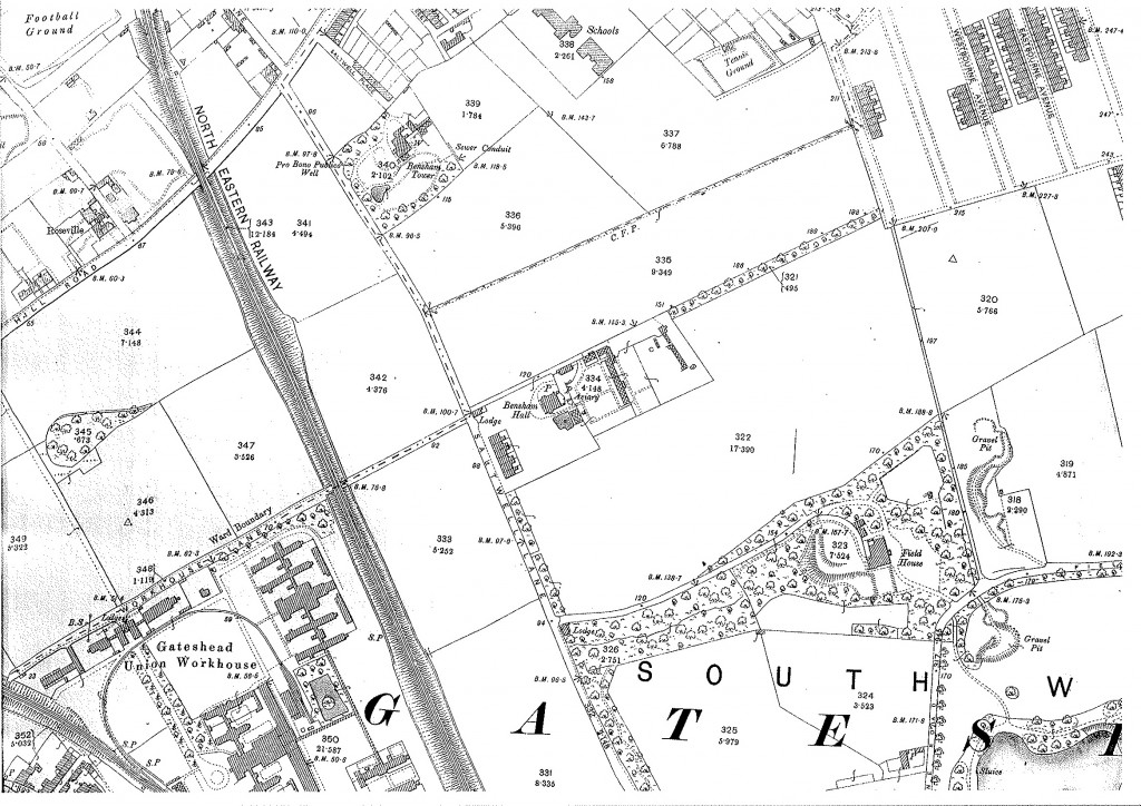 Map of Bensham 1898